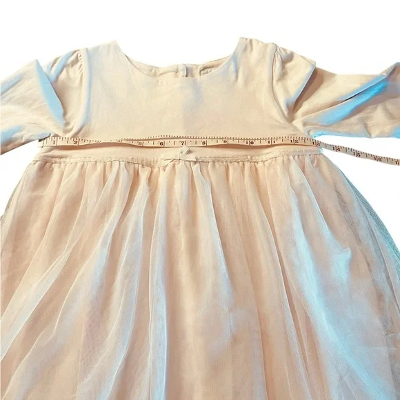 The Little White Company London Elegant Pale Pink Kids Formal Dress Size 5-6Y - Picture 4 of 10